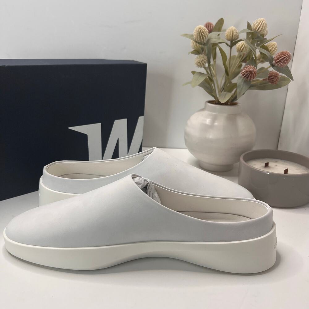 Wolf & Shepherd Shoes Cruise Mule Slip On Brilliant White Men 11/Women 12.5 NWB - Picture 7 of 10